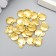 Suspension "Apple", golden color 1x1 cm