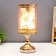Board lamp "Noir" 1x40W E27 220V gold 13x13x33.5 cm Risalux