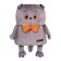 Soft toy "A cat-podgy in a sleep mask", 34 cm