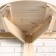 Washing table, 80 × 43.5cm, from pine, semicircular