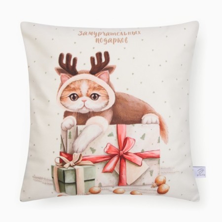 Case on the pillow of Ethel "Micper Gifts", 40*40 cm, 100 p/e, velor