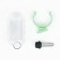 Drill for rodents with a metal nose, 60 ml, transparent with green clinking