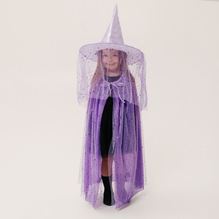 Carnival set "Fashionable Witcher": hat, cloak, hairpins 3 pcs.-4