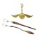 Set of metal key fobs "Harry Potter", 3 objects, mix