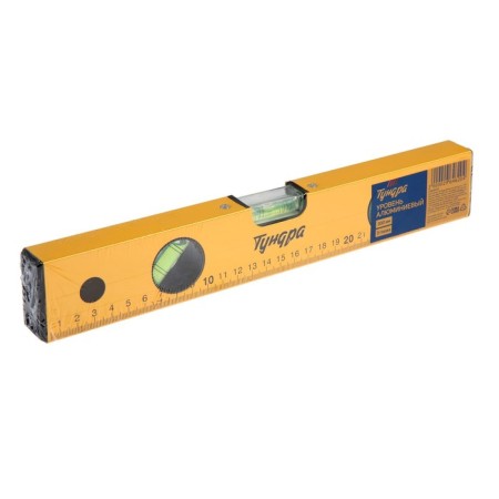 Aluminum tundra level, 3 eye, ruler, 300 mm-6