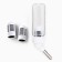 Drill for rodents, 80 ml, fastening-spring, and two replaceable filters, white
