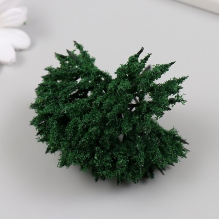 Artificial plant for creativity plastic "Green Treage" 9 cm-2