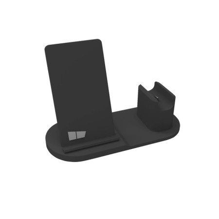 Wireless charger More Choice CW24S, 2B1.10V, Type-C cable, black-1