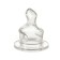 Silicone nipple is anatomical, medium stream, from 0 months.