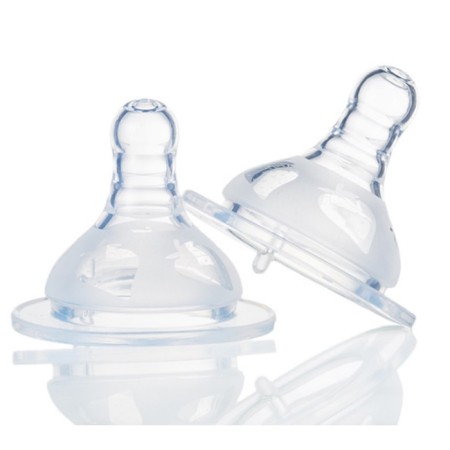 A nipple for a bottle, +6 months (x)., Fast stream, wide throat 50mm. (packing 20pcs)-3