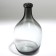 Vase for flowers bottle "Surmna" from transparent gray glass 29 x 16 x 16 cm