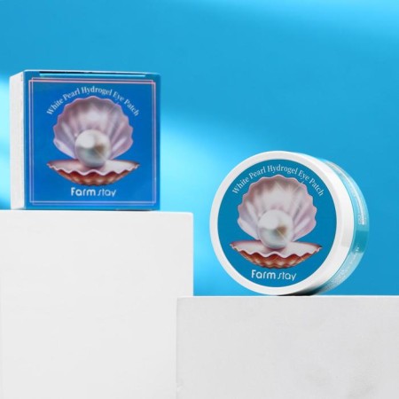 Farmstay hydrogel patches, with pearl extract, 60 pcs.