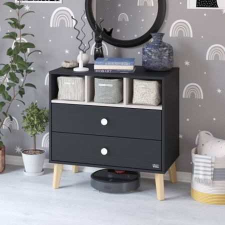 Gardenpower Benny, chipboard, 2 boxes, black/cashmere color-5