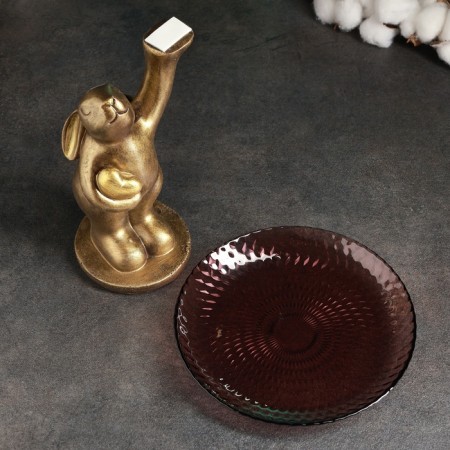 Steel stand "Rabbit", 21 × 22 cm, bronze-5