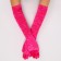 Carnival accessory - gloves with assembly, fuchsia color