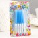 Candles for the "Neon" cake, 10 pcs, blue 5 cm