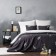 Liberty set: cover 230 x 250 cm, pillowcases 45 x 45 cm - 2 pcs, dark - gray