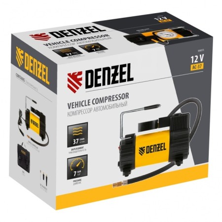 Car compressor Denzel AC-37, 12 V, 7 atm., 37 l/min-9