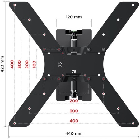 HOLDER LCD-5566-B Black-1