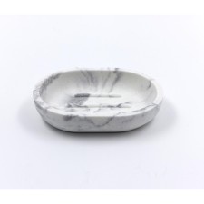 Joy Home soap dish, Polyires, white marble