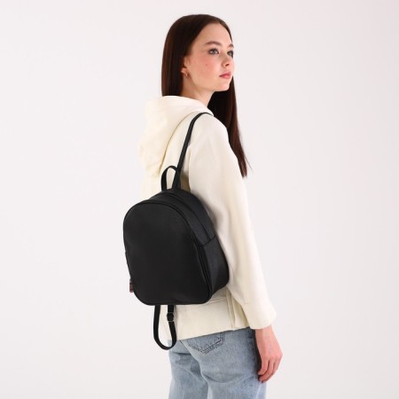 School backpack of artificial leather with a suspension 27x23x10 cm-9