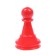Set for board games, 4 chips 2.5 x 1.6 cm, 1 cube 1.3 x 1.3 cm