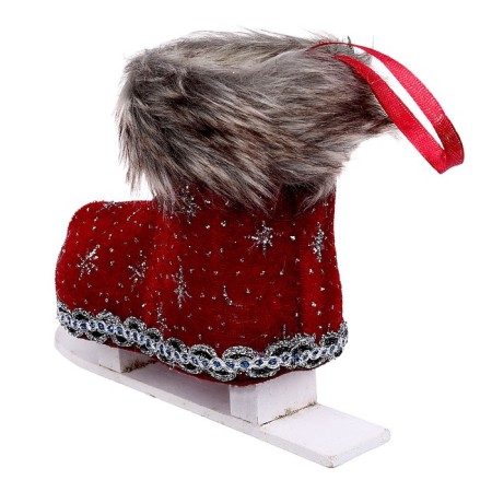 Confepture "Boot", on a ski, burgundy color-2