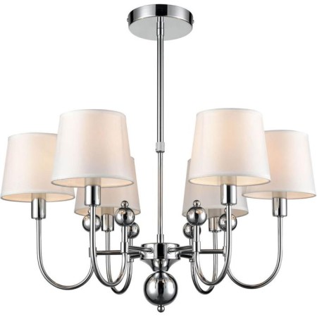Fabio chandelier, 6x40W E14, color chrome-1