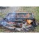 Broster grill for a fire, black, metal thickness 2 mm, 55 x 33 x 18 cm