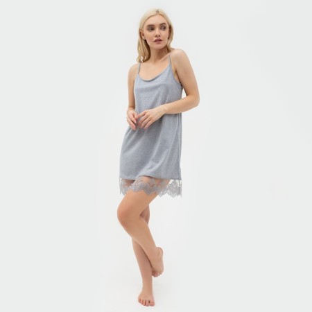 Female set (robe, shirt) KAFTAN, p. 44-46, gray-8