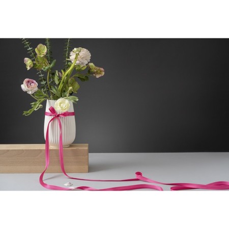 TKANO EDGE vase, 20 cm, white color-3