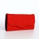 Women's wallet on magnet, red color