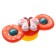 A set of bath toys “Spinners. Butterflies ", 3 pcs, on a suction cup, crush me