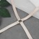 The straps of textile, cross -shaped, 1 cm, beige color