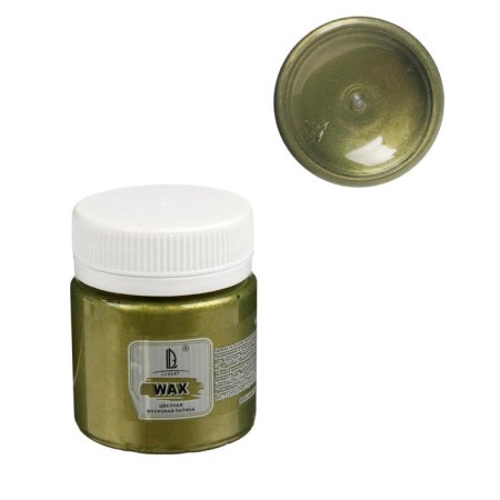 Luxwax patination wax, 40 ml, green gold