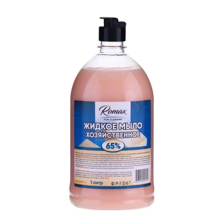 Liquid household soap ROMAX 65%, 1 liter-1