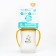 A bottle for feeding "Trend. Lama ”, classic throat, 150 ml., 0 months, fitted, with handles, turquoise color