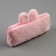 Penal school soft "bunny", 20x8 cm, plush, pink