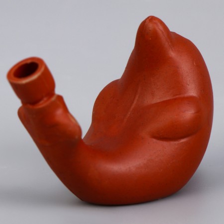 Ceramic "Dolphinchik" whistle for painting 3.3x6.5x4.7cm-4