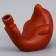 Ceramic "Dolphinchik" whistle for painting 3.3x6.5x4.7cm