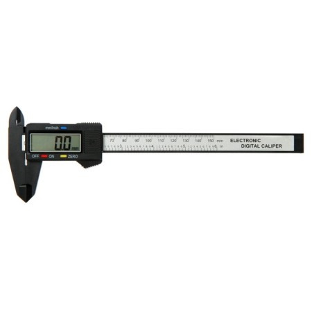 Electronic scrap standard, with a depthmer, plastic, 150 mm-6