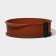 Baking shape with a glass bottom "Circle", 25.5 × 7 cm (from handle to handle 29 cm), brown color