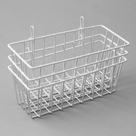 Basket on a grid, 23 × 10 × 9 cm, white color-3