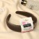 Hair rim "overflow" 3 cm, gold