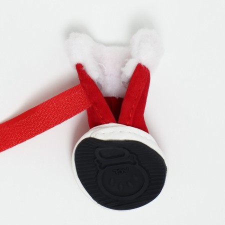 Kristmes boots, set 4 pcs, 2 size, red-4