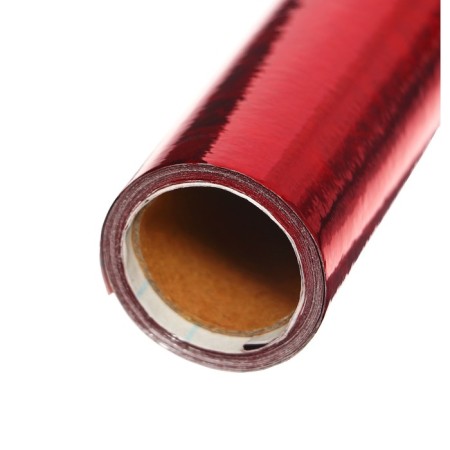 Self -adhesive film, holography, red, 0.45 x 3 m, 3 μm-3