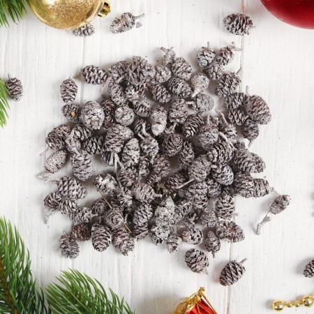 New Year's decor "bumps", silver, set 50 g