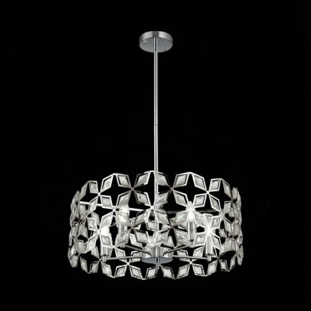 Suspension lamp ST LUCE. SL1104.103.05. CASTO. 5x60 watts, E14, 58x58x23 cm, chromium color-9