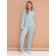 Female trousers, size 50, blue color
