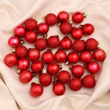 Set of balls plastic D-3 cm, 36 pcs 
